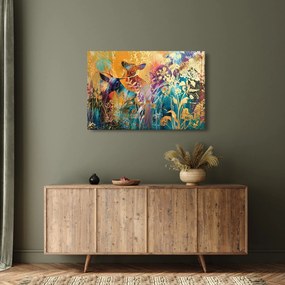 Obraz - Abstraktná maľba prírody (90x60 cm)