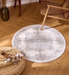 Koberec FD Lida Bianca Perla kruh