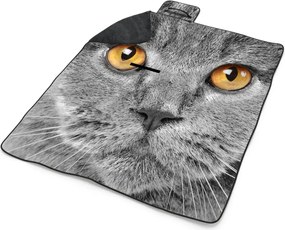 Sablio Plážová deka Mačací pohľad: 200x140 cm