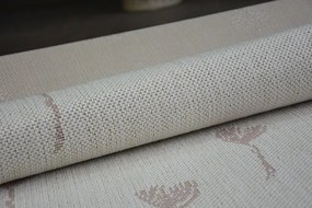 Koberec SIZAL FLAT 48779/526 Kvietky krém ružový