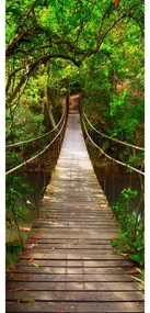 Vertikálna fototapeta Green bridge, 90 x 202 cm