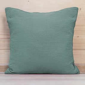 Biante Mušelínová obliečka na vankúš MSN-047 Pastelovo modrozelená 50 x 70 cm