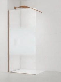Sprchová zástena SAT Walk-in 110 cm brúsený rose gold SATBWI110MPPRRG