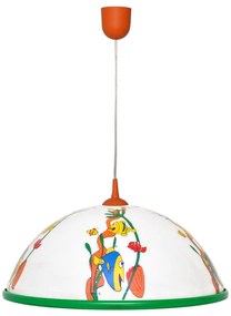 Detský luster na lanku FISH 1x27/15W/230V