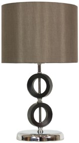 CLX Stolová dizajnová lampa ALBERTO, bronzová