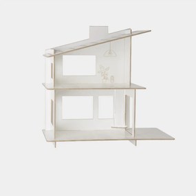 Dětský dřevěný domeček pro panenky moderní