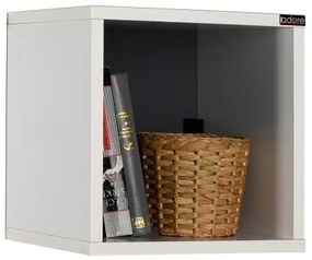 Nástenná polica 33x33 cm biela