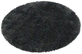 Koberce Breno Kusový koberec FLUFFY kruh 3500 Grey, sivá,120 x 120 cm