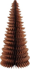 Bronzový vianočný dekoratívny papierový strom – 130 cm