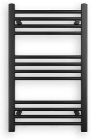 Erga Puerto, vykurovacie teleso 800x500 mm, 348W, čierna matná, ERG-LAV-GRZE-BK-5080