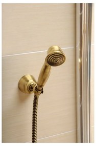 Mosadzná sprchová hlavica v bronzovej farbe ø 5 cm Antea – Sapho
