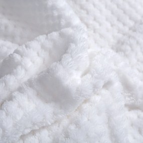 Deka SHERPA biela 150x200 cm