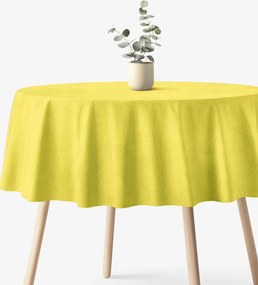 Goldea okrúhly obrus malaga - limetkový Ø 250 cm