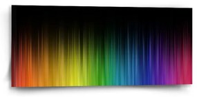 Sablio Obraz Dúhová žiara - 110x50 cm
