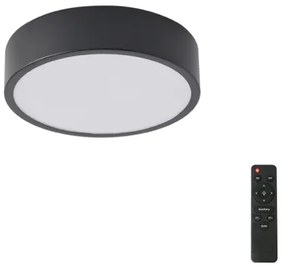 Brilagi - stmievateľné LED svietidlo POOL LED/18W/230V 3000-6000K 20 cm čierna + diaľkový ovládač
