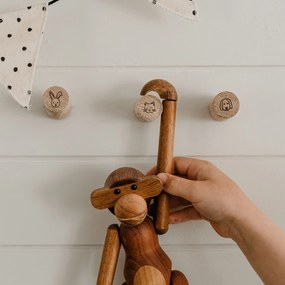 Eulenschnitt Drevené háčiky Oak Wood Animals – set 3 ks