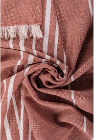 Bavlnená deka v terakotovej farbe 150x200 cm Solene – Tiseco Home Studio