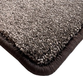 Vopi, Kusový koberec Laguna LUX čokoláda ovál, 160x240 ovál, hnedá, obývacia izba