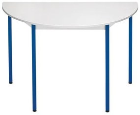 Polkruhový rokovací stôl Alex, 120 x 74 cm