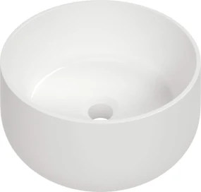 Deante Arnika, keramické umývadlo na dosku 353x353x180mm, biela lesklá, DEA-CGN_6U33