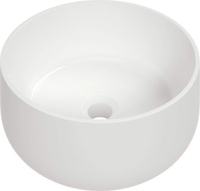 Deante Arnika, keramické umývadlo na dosku 353x353x180mm, biela lesklá, DEA-CGN_6U33