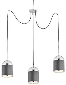 Argon 1341 - Závesné svietidlo ANDROS 3xE27/60W/230V
