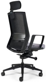 bestuhl -  BESTUHL Kancelárska stolička S27 BLACK šedá