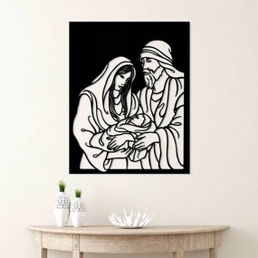 Drevený obraz - Svätá rodina | DUBLEZ