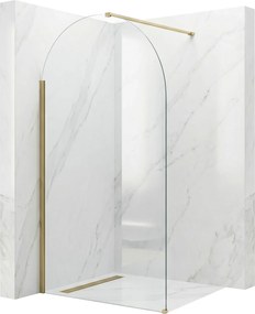 Rea Heaven, sprchová zástena Walk-in, 100 cm, zlatá matná, REA-K6684
