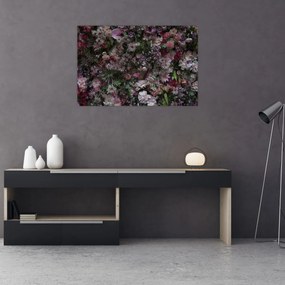 Obraz - Kvetinový múr (90x60 cm)