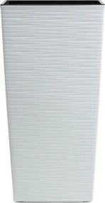 Plastový květináč Porto Riflo 46,5x24,7x24,7 cm bílý