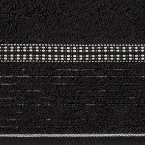 BAVLNENÝ UTERÁK TAYLOR SADA 6KS 50X90 CM ČIERNA