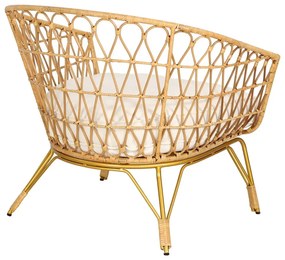 Ratanové záhradné kreslo Bonami Essentials Ratta Outdoor