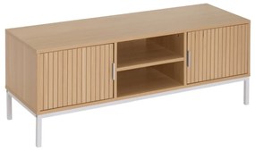 TV stolík v dekore duba v prírodnej farbe 120x45x40 cm Mid-Lines – Casa Selección