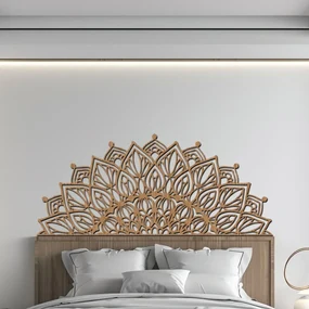 drevo zivota Drevená mandala BOHATOSŤ k posteli Farebný vzor: Horsky dub, Rozmery (cm): 140x60