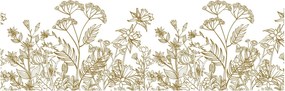 Obraz - Lúčne kvety (120x50 cm)