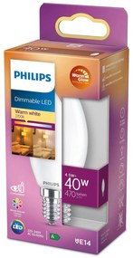 Philips LED Classic WarmGlow E14 B35 3,4 W matná