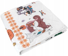 Obojstranná detská podložka na hranie Rozprávkový les 150x170 Farba: teepee