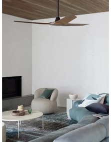Lucci Air 21321749 - Stropný ventilátor ABYSS pr. 142 cm IP66 hnedá + DO