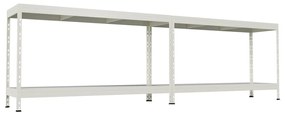 Kovový regál so zníženým obsahom CO2 RIVET GREEN, 180x150x60 cm