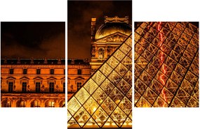 Obraz Louvre v Paríži (90x60 cm)