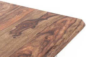 furniture-nabytek.cz - Masivní jídelní stůl Bullwer z palisandru, lakovaný, hnědý – 230×100 cm