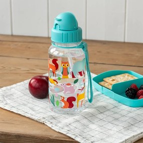 Svetlomodrá tritanová detská fľaša 500 ml Woodland – Rex London