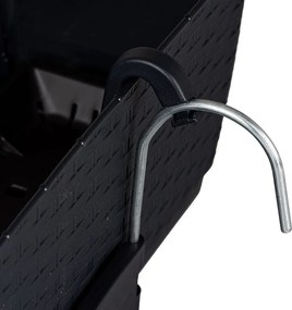 Plastový balkónový kvetináč DRL500PW 49,2 cm - antracit