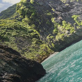 Obraz horskej rieky (120x50 cm)