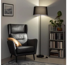Brilagi - LED stojacia lampa CERIA 1xE27/40W/230V pr. 45 cm čierna