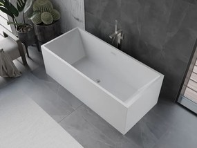 Mexen Vigo, voľne stojaca vaňa 178,5 x 80 cm, biela, brúsená oceľ prepad, 51251788000-97