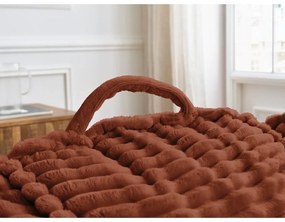 Menčestrový sedací vak v tehlovej farbe Socrate – Bobochic Paris