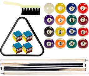 GamesPlanet® 2303 Biliardový stôl pool biliard s vybavením, 6 ft