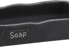 Sada kúpeľňových doplnkov Paola, čierna/s čiernymi prvkami